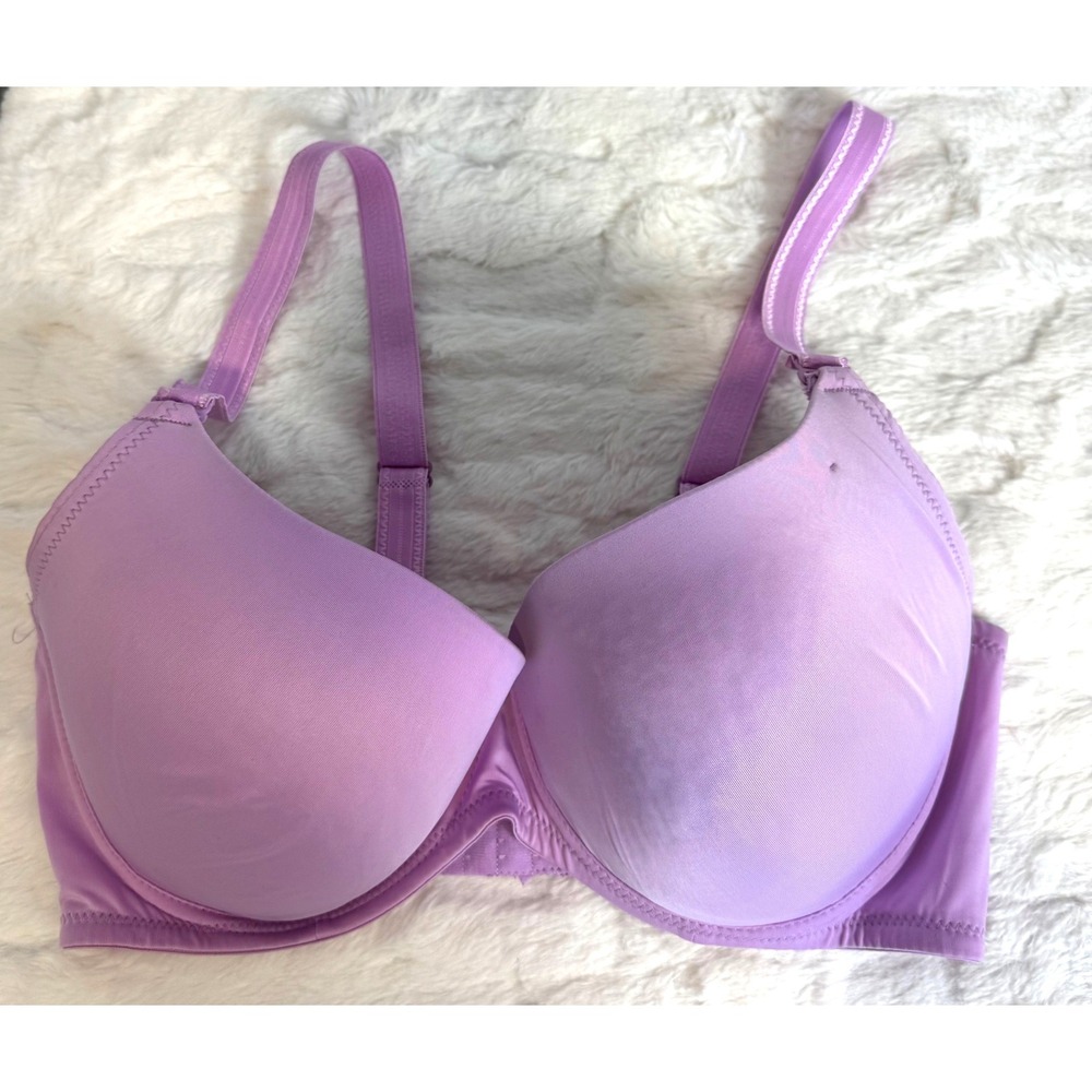 Angelina Lilac Purple Molded Cup Underwire Bra 38DD B201DD_BOW_6_38DD